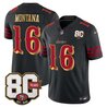 Men's San Francisco 49ers 80th Anniversary Patch Vapor Limited Jersey - Rivalries Edition - All Stitched