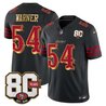 Men's San Francisco 49ers 80th Anniversary Patch Vapor Limited Jersey - Rivalries Edition - All Stitched
