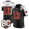 Men's San Francisco 49ers 80th Anniversary Patch Vapor Limited Jersey - Rivalries Edition - All Stitched