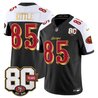 Men's San Francisco 49ers 80th Anniversary Patch Vapor Limited Jersey - Rivalries Edition - All Stitched
