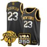 Men's New York Knicks 2026 Finals Swingman Jersey - 250 America Patch - All Stitched