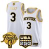 Men's New York Knicks 2026 Finals Swingman Jersey - 250 America Patch - All Stitched