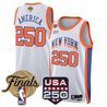 Men's New York Knicks 2026 Finals Swingman Jersey - 250 America Patch - All Stitched