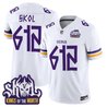 Men's Minnesota Vikings Norse Heritage Edition Kings Of The North Patch Vapor Limited Jersey - All Stitched