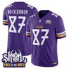 Men's Minnesota Vikings Norse Heritage Edition Kings Of The North Patch Vapor Limited Jersey - All Stitched