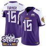 Men's Minnesota Vikings Norse Heritage Edition Kings Of The North Patch Vapor Limited Jersey - All Stitched