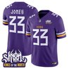 Men's Minnesota Vikings Norse Heritage Edition Kings Of The North Patch Vapor Limited Jersey - All Stitched