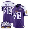 Men's Minnesota Vikings Norse Heritage Edition Kings Of The North Patch Vapor Limited Jersey - All Stitched