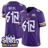 Men's Minnesota Vikings Norse Heritage Edition Kings Of The North Patch Vapor Limited Jersey - All Stitched