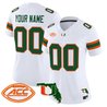 Miami Hurricanes 2026 Florida Patch Vapor Limited Custom Jersey - All Stitched