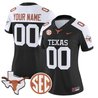 Texas Longhorns 2026 State Map & SEC Patch Vapor Limited Custom Jersey - All Stitched