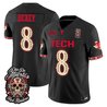 Men's Texas Tech Red Raiders Día de los Muertos Vapor Limited Jersey - All Stitched