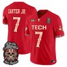 Men's Texas Tech Red Raiders Día de los Muertos Vapor Limited Jersey - All Stitched