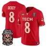Men's Texas Tech Red Raiders Día de los Muertos Vapor Limited Jersey - All Stitched