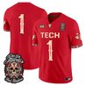 Men's Texas Tech Red Raiders Día de los Muertos Vapor Limited Jersey - All Stitched