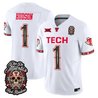 Men's Texas Tech Red Raiders Día de los Muertos Vapor Limited Jersey - All Stitched