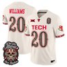 Men's Texas Tech Red Raiders Día de los Muertos Vapor Limited Jersey - All Stitched