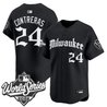 Men's Milwaukee Brewers 2026 World Series Vapor Premier Limited Jersey - Gothic Edition - All Stitched