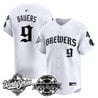 Men's Milwaukee Brewers 2026 World Series Vapor Premier Limited Jersey - Old English Edition - All Stitched