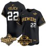 Men's Milwaukee Brewers 2026 World Series Vapor Premier Limited Jersey V2 - Bob Uecker Patch - All Stitched