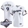 Men's Milwaukee Brewers Throwback Vapor Premier Limited Jersey - 2026 World Series - All Stitched