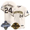 Men's Milwaukee Brewers 2026 World Series Champions Vapor Premier Limited Jersey - Bob Uecker Patch - All Stitched
