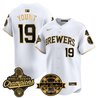 Men's Milwaukee Brewers 2026 World Series Champions Vapor Premier Limited Jersey - Bob Uecker Patch - All Stitched