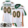 Miami Hurricanes Throwback Vapor Limited Custom Jersey - 2026 CFP Final & Florida Patch - All Stitched