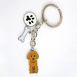 Poodle Teddy Dog Pendant Key Chains