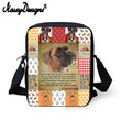 Boxer Dog Lover's Mini Messenger Bags Boxer Dog Pattern Printing Crossbody Bags Girls Boys Shoulder Bag Handbags For Women