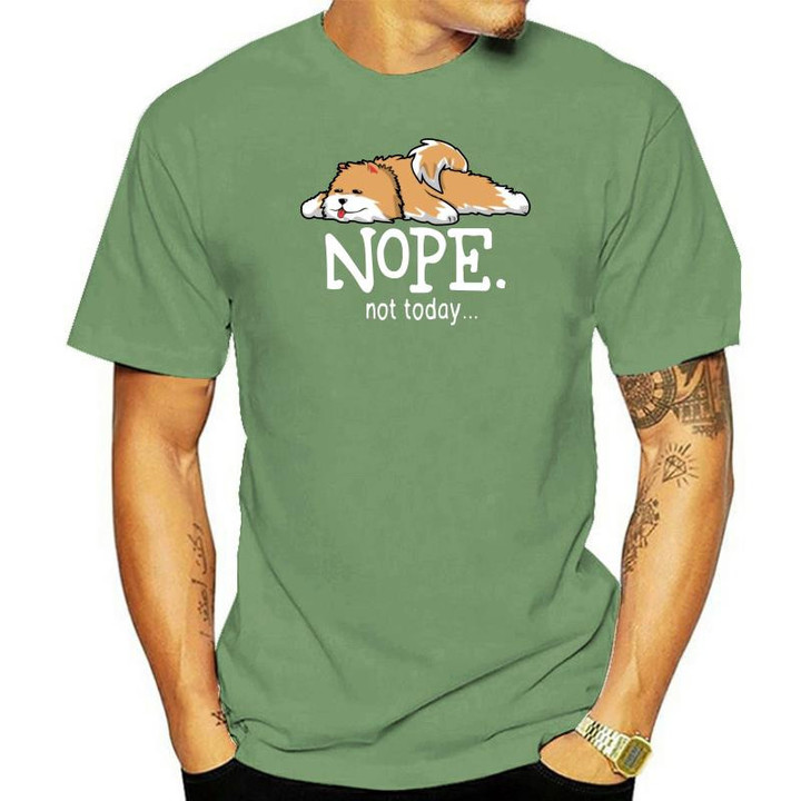 Pomeranian Nope Not Today T-shirt