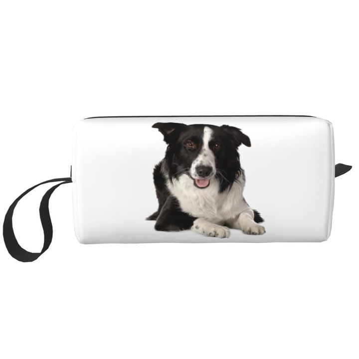 Travel Border Collie Toiletry Bag Fashion Pet Dog Gift