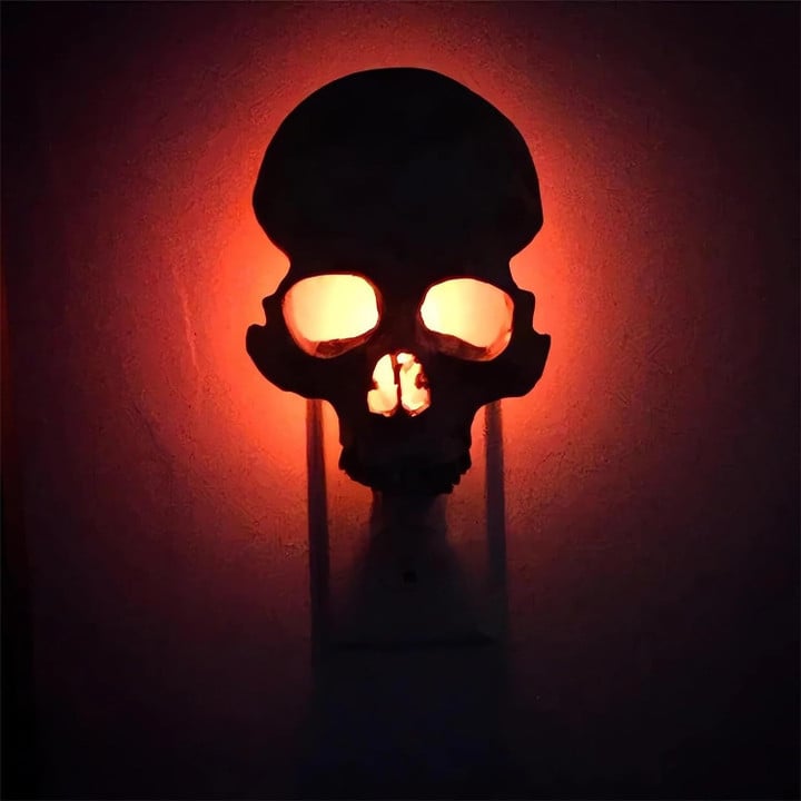 Human Halloween Skull Light