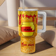 POOH 40oz Tumbler with Handle and Straw TMN