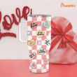 VLT Self Love Candy Heart 40oz Tumbler with Handle and Straw NDM