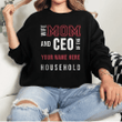 Personalized Mom Sweatshirt Sweater NDM