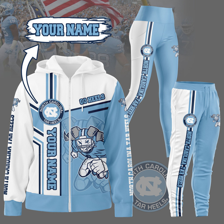 UNC HOODIE WITH LEGGINGS AND JOGGER COMBO TMN