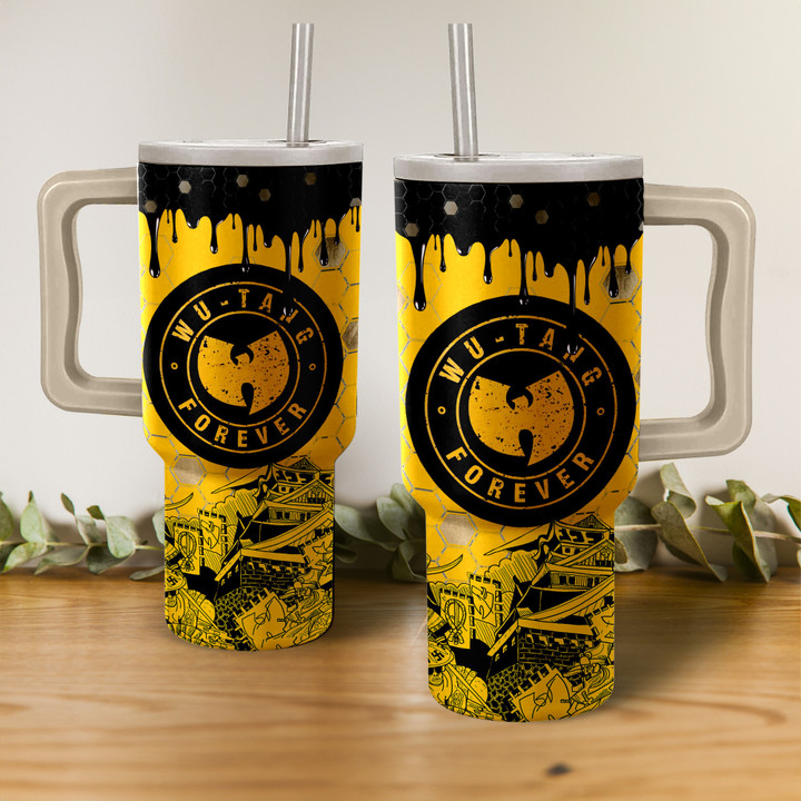 WTC 40oz Tumbler with Handle and Straw THY