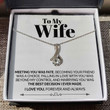 To My Wife | I Love You Forever | Alluring Beauty Necklace
