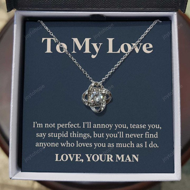 To My Love | Love Knot Necklace