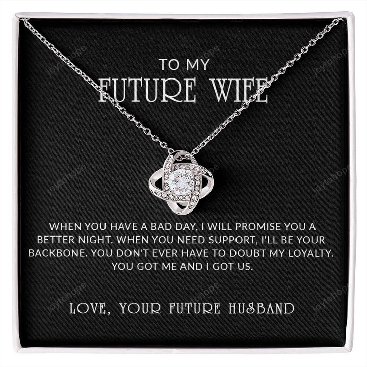 To My Future Wife | Love | Love Knot Necklace