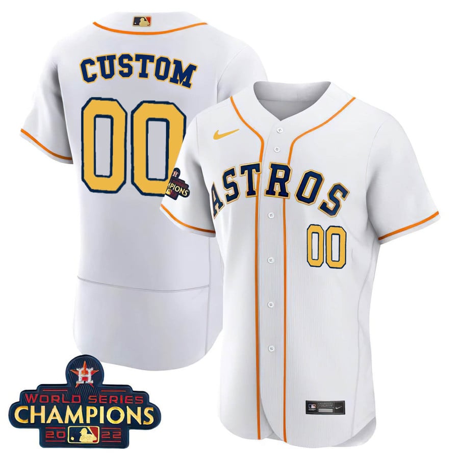 astros white gold jersey