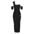 Chic And Elegant Hollow Out Design Bodycon Dress