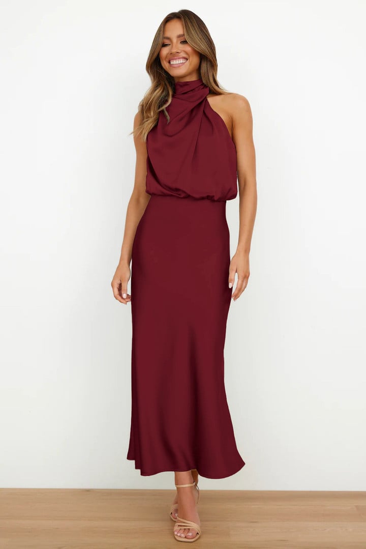 Sleeveless Off Shoulder Bodycon Elegant Sexy Evening Party Dresses