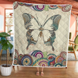 Cute Butterfly Duvet Cover Mandala Lightweight Bedding Set