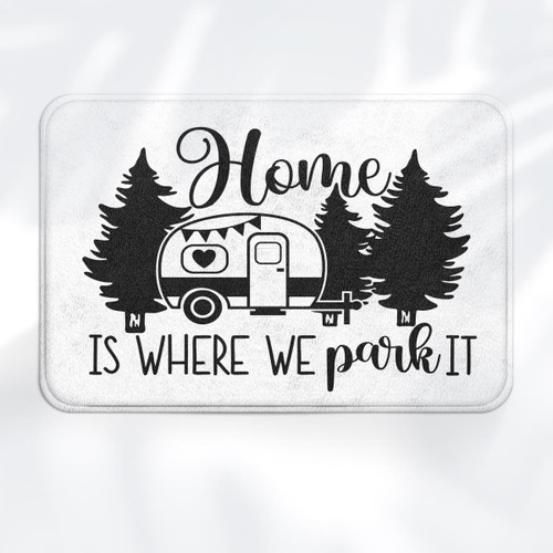 Home Is Where We Park It Camping Pillows Bedding