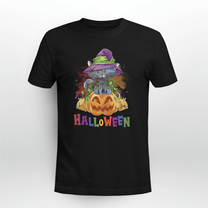 Halloween Scary Cat Tshirt