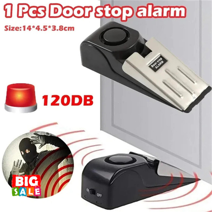 Portable Wireless Alarm Door Stopper