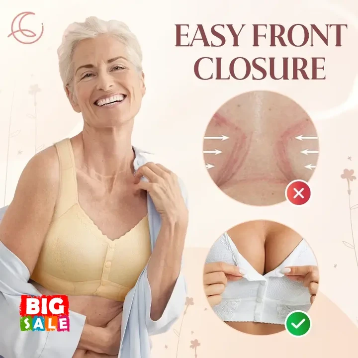 Moona Bra - LAST DAY SALE UP TO 80% OFF - Front Closure Breathable Bra for Seniors