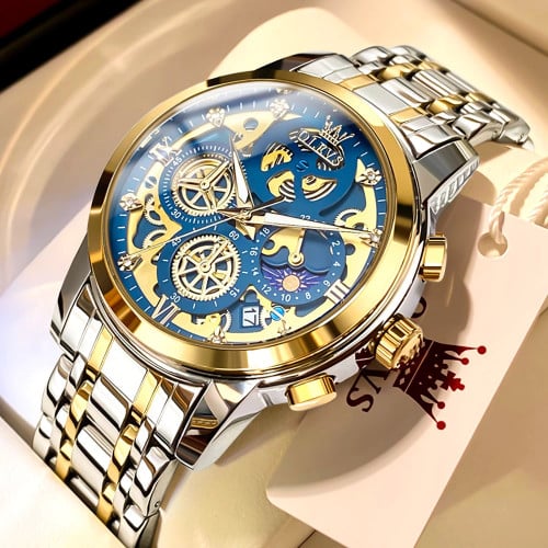 SO10613333 OLEVS Men's Watches, Original Waterproof And Luxury Watche
